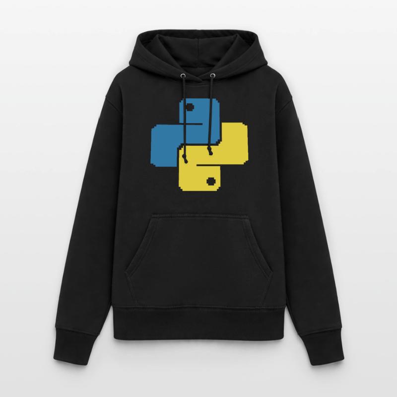 Python Pixelart Frauen Hoodie