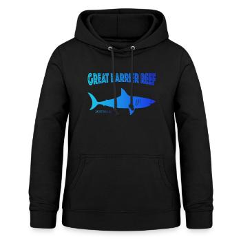 Great Barrier Reef - Frauen Hoodie - Schwarz - Vorne - AI Model Female 172 light (172cm)