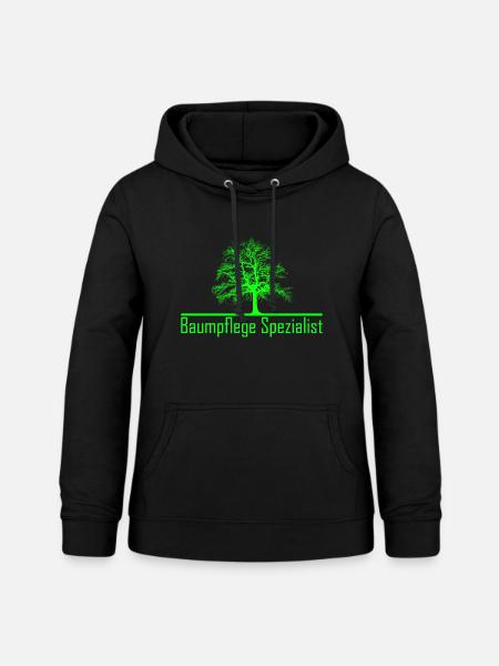 Baumpflege - Frauen Hoodie - Schwarz