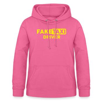 FAUXTAXIDRIVER - Sweat à capuche Femme - rose - Devant - AI Model Female 172 light (172cm)