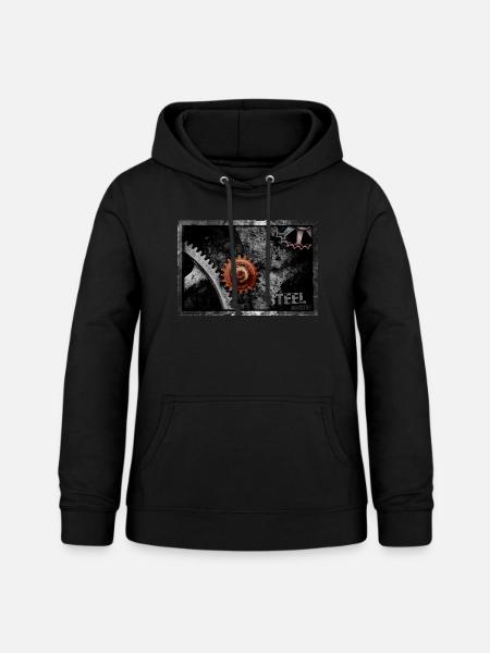 STEEL Industry - Frauen Hoodie - Schwarz