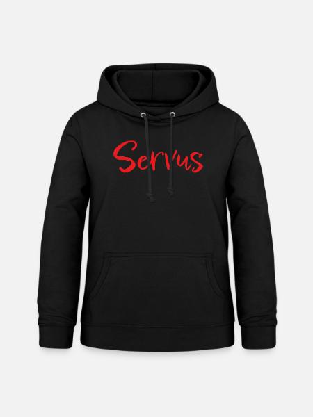 Servus - Frauen Hoodie - Schwarz