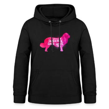 Cavalier King Charles Spaniel Mama - Frauen Hoodie - Schwarz - Vorne - AI Model Female 172 light (172cm)