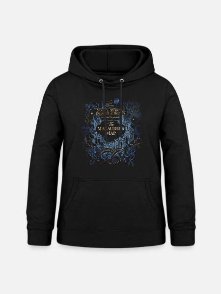 Harry Potter The Marauder's Map - Frauen Hoodie - Schwarz