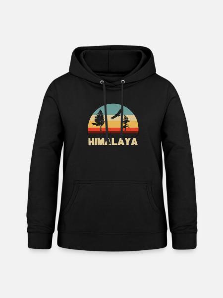 himalaya - Frauen Hoodie - Schwarz