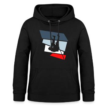 stabhochsprung - Frauen Hoodie - Schwarz - Vorne - AI Model Female 172 light (172cm)
