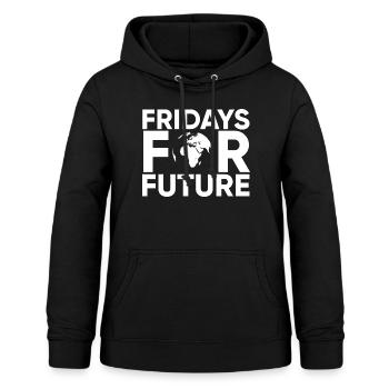 Fridays for future - Women's Hoodie - black - Front - AI Model Female 172 light (172cm)