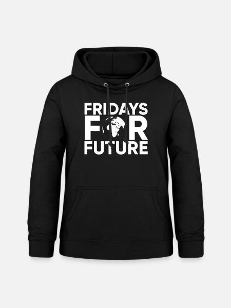Fridays for future - Frauen Hoodie - Schwarz
