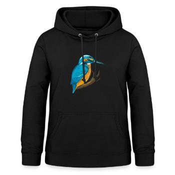 Eisvogel Vogelbeobachter Naturschutz Vögel Natur - Frauen Hoodie - Schwarz - Vorne - AI Model Female 172 light (172cm)