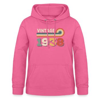 vintage 1938 - Frauen Hoodie - Pink - Vorne - AI Model Female 172 light (172cm)