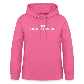 Bonn⁠ Nordrhein-Westfalen - Frauen Hoodie - Pink - Vorne - AI Model Female 172 light (172cm)