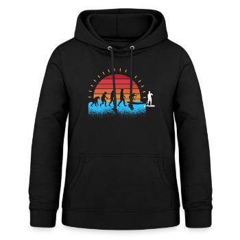Evolution Stand Up Paddeling - Frauen Hoodie - Schwarz - Vorne - AI Model Female 172 light (172cm)