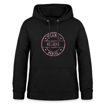 Köln Kölner Mädchen Mädel Frau Karneval Colonia - Frauen Hoodie - Schwarz - Vorne - AI Model Female 172 light (172cm)