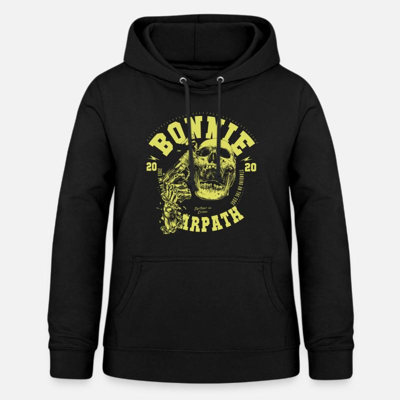 Bonnie & Clyde - Sweat à capuche Femme - noir