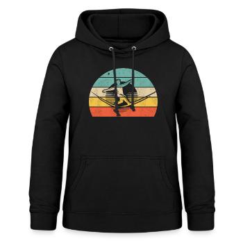 Slacklining Balance - Frauen Hoodie - Schwarz - Vorne - AI Model Female 172 light (172cm)