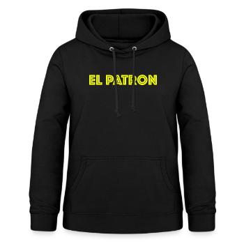 El Patron! Mafia Pablo Escobar lustige Sprüche Fun - Frauen Hoodie - Schwarz - Vorne - AI Model Female 172 light (172cm)