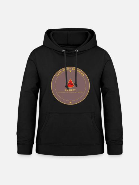 Mitternachts Snack Gesellschaft Pink - Frauen Hoodie - Schwarz