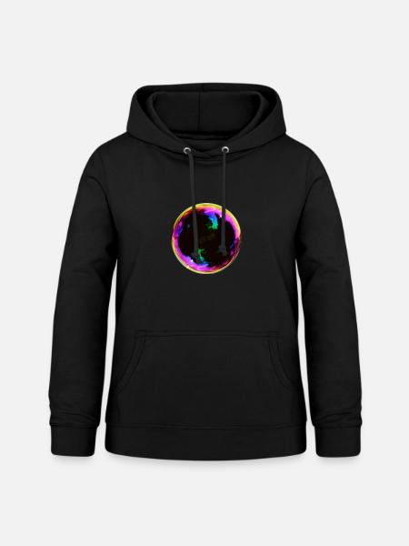 Seifenblase - Frauen Hoodie - Schwarz