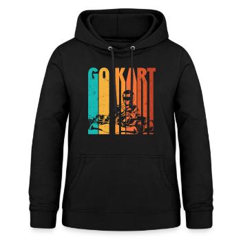 Go Kart - Sweat à capuche Femme - noir - Devant - AI Model Female 172 light (172cm)