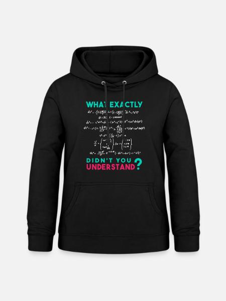 Physik Formel Scherz - Frauen Hoodie - Schwarz
