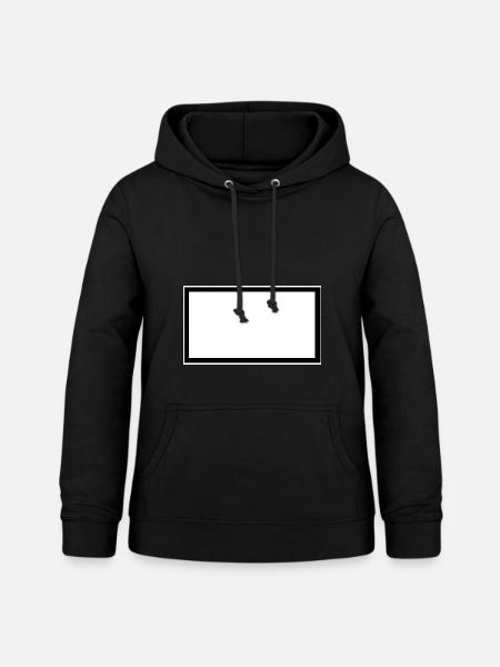 rahmen schwarz - Frauen Hoodie - Schwarz