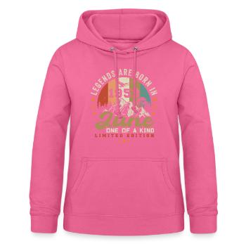 June 1953 Anniversary Juni 1953 Juni - Women's Hoodie - pink - Front - AI Model Female 172 light (172cm)
