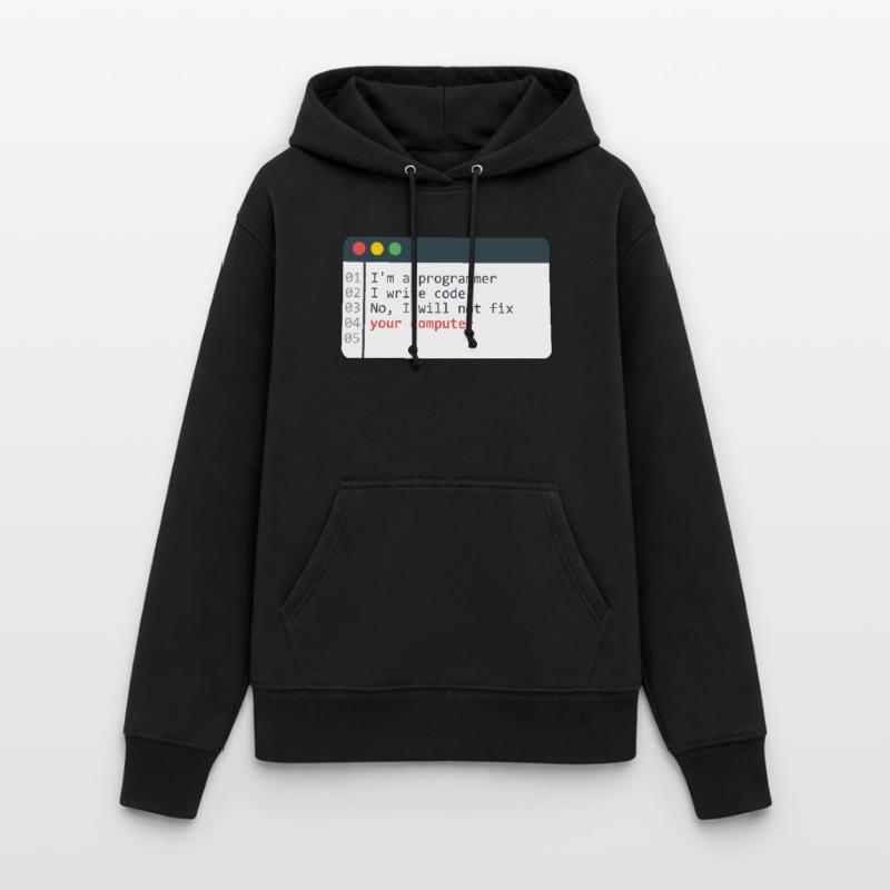 Programmer HTML Computer Coder Coding Programming Women's Hoodie