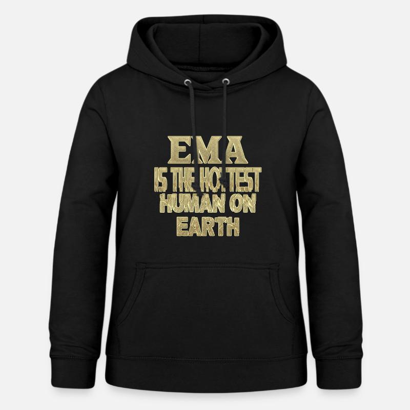 Ema - Sweat à capuche Femme - noir