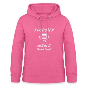 Videoproduzent - Frauen Hoodie - Pink - Vorne - AI Model Female 172 light (172cm)