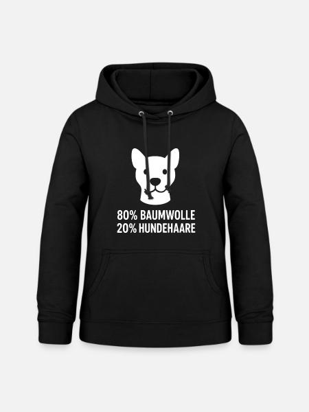 Fellnasen-Fashion - Frauen Hoodie - Schwarz