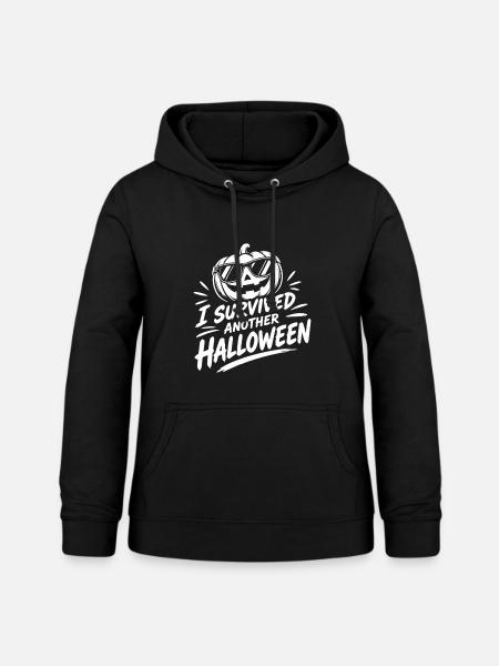 I Survived Another Halloween - Frauen Hoodie - Schwarz