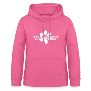 Dog bite taste - Women's Hoodie - pink - Front - AI Model Female 172 light (172cm)