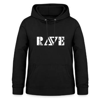Techno - Techno music - Rave Shirt - Frauen Hoodie - Schwarz - Vorne - AI Model Female 172 light (172cm)