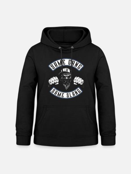 Mannheim 68 Slang Gang - Frauen Hoodie - Schwarz