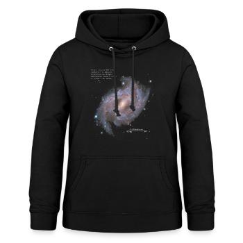 Spiralgalaxie NG2525 - Frauen Hoodie - Schwarz - Vorne - AI Model Female 172 light (172cm)