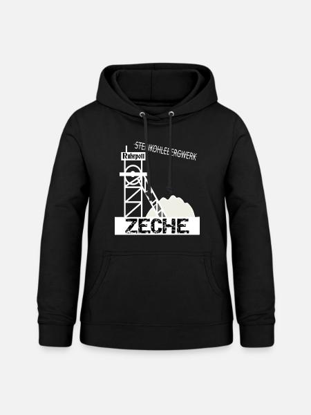 Ruhrpott Zeche - Frauen Hoodie - Schwarz