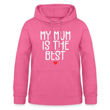 Ma Mère est La Meilleure | Cadeau Maman - Sweat à capuche Femme - rose - Devant - AI Model Female 172 light (172cm)