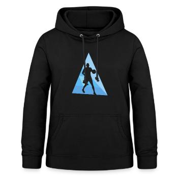 Basketball Rebound Hooping - Women's Hoodie - black - Front - AI Model Female 172 light (172cm)