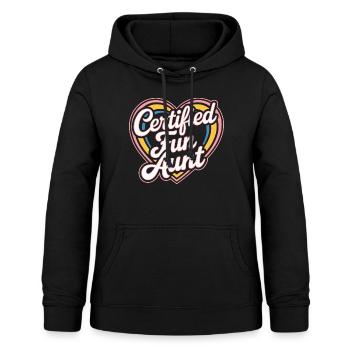 Tante - Sweat à capuche Femme - noir - Devant - AI Model Female 172 light (172cm)