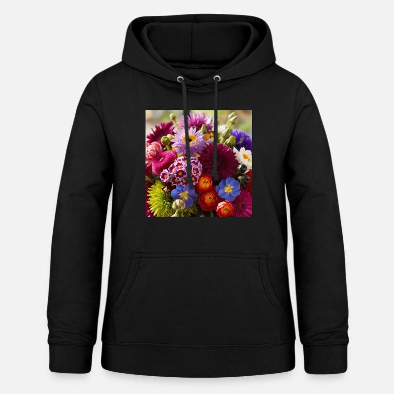 Flowers - Women's Hoodie - black