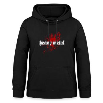 Heavy Metal - Women's Hoodie - black - Front - AI Model Female 172 light (172cm)
