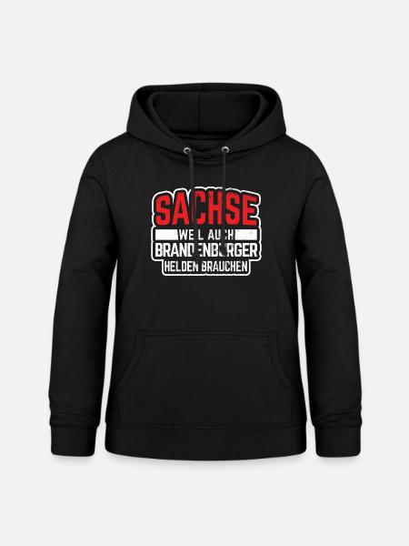 Sachsen Ostdeutschland - Frauen Hoodie - Schwarz