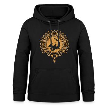 Hammerhai - Frauen Hoodie - Schwarz - Vorne - AI Model Female 172 light (172cm)