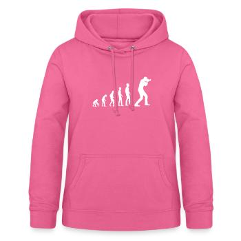Fotografen Evolution - Frauen Hoodie - Pink - Vorne - AI Model Female 172 light (172cm)