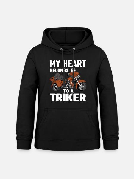 Triker - Frauen Hoodie - Schwarz