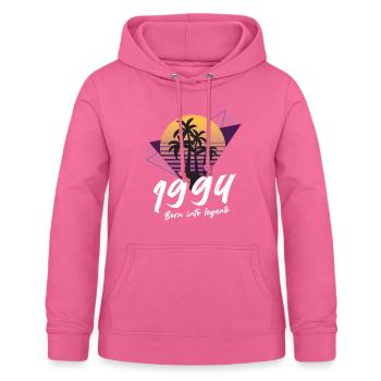 1994 SW né dans la légende - 1994 Cadeau d’anniversaire - Sweat à capuche Femme - rose - Devant - AI Model Female 172 light (172cm)