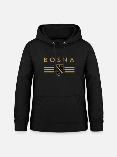 BOSNA - Frauen Hoodie - Schwarz