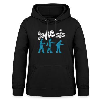 Genesis I Can't Dance Logo - Frauen Hoodie - Schwarz - Vorne - AI Model Female 172 light (172cm)