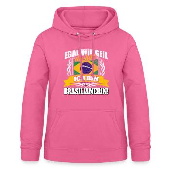 Brasilianer Brasilien Brasilianerin Brasil - Frauen Hoodie - Pink - Vorne - AI Model Female 172 light (172cm)