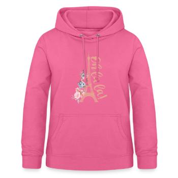 Oh La La - Eiffelturm Paris Frankreich - Frauen Hoodie - Pink - Vorne - AI Model Female 172 light (172cm)